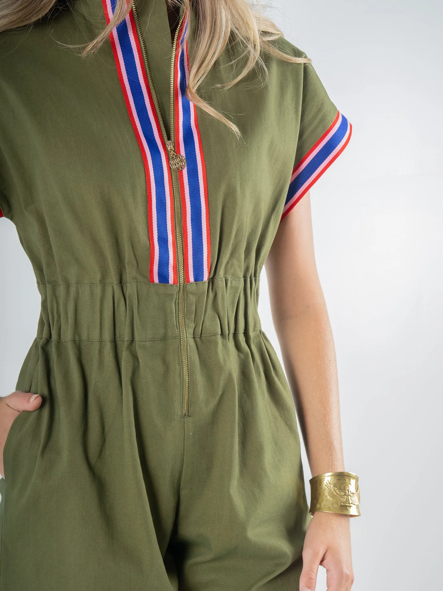 Poppy Jumpsuit - Army