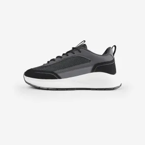 Premium Tech Runner | Black White