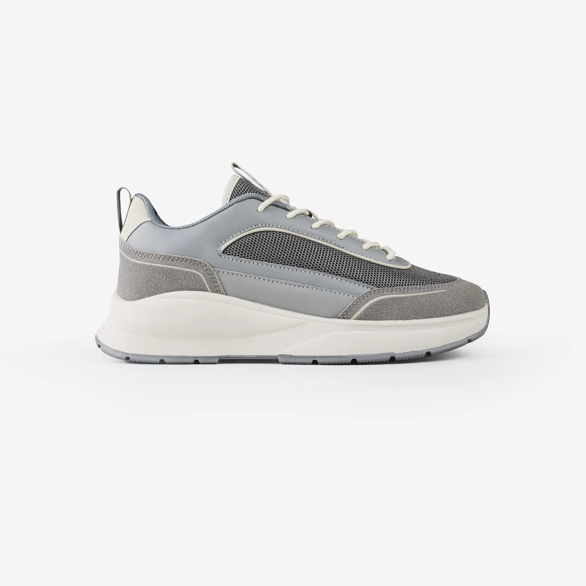 Premium Tech Runner | Neutral Ecru Grey