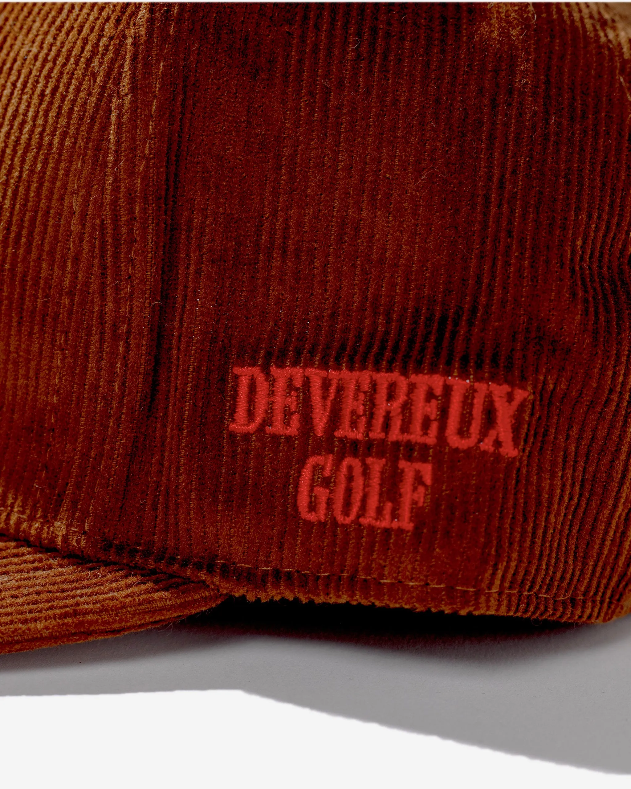 "D" Hat - Brown Corduroy