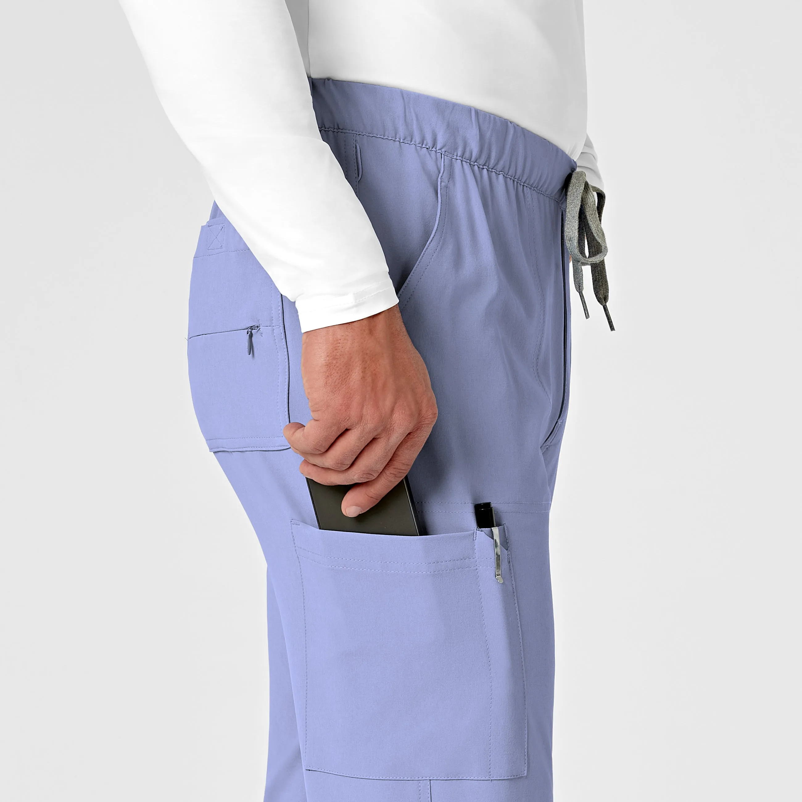 RENEW Men's Jogger Scrub Pant - Ceil Blue