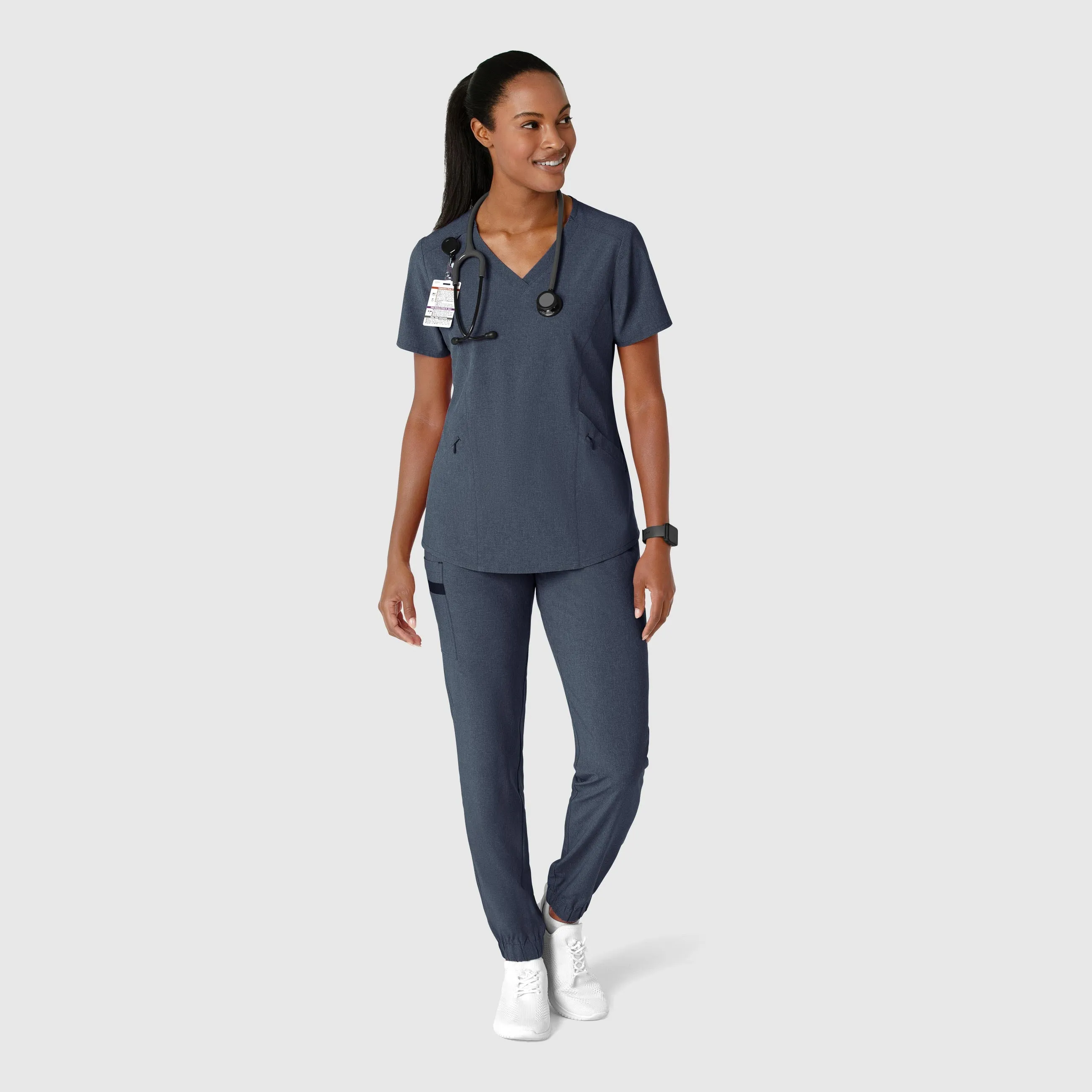 RENEW Women's Jogger Scrub Pant - Navy Heather