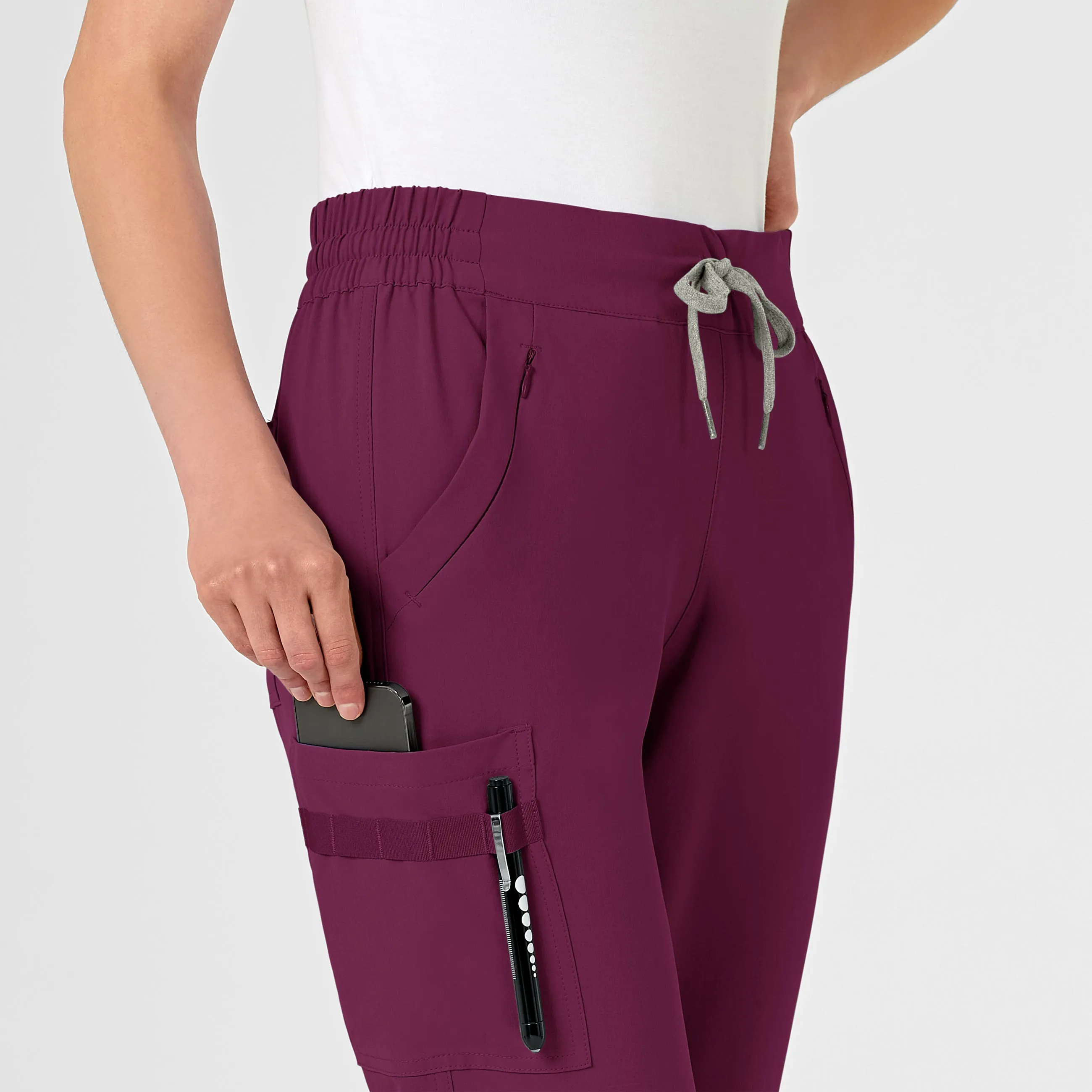 RENEW Women's Jogger Scrub Pant - Wine