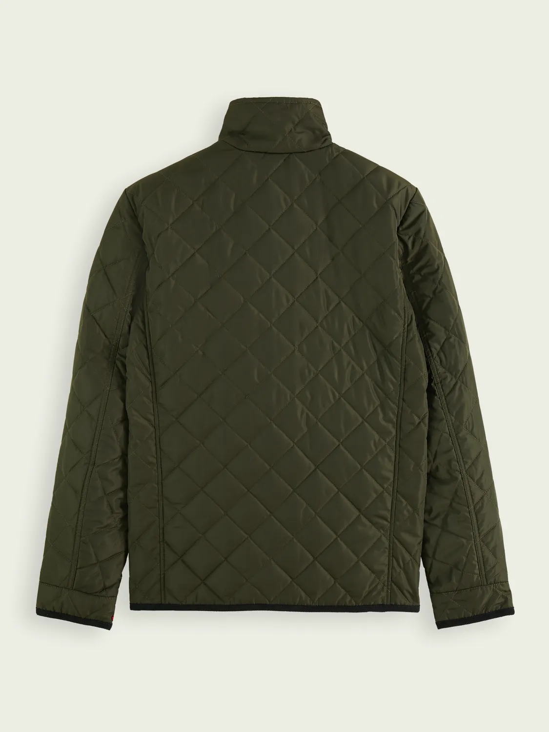 Scotch & Soda - Corduroy-trimmed quilted jacket