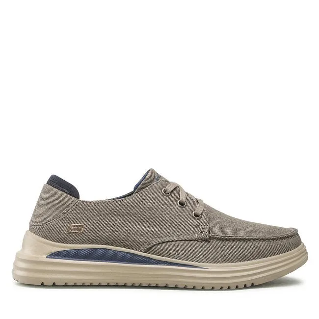 Skechers scarpa casual da uomo Proven Forenzo 204471/KHK beige