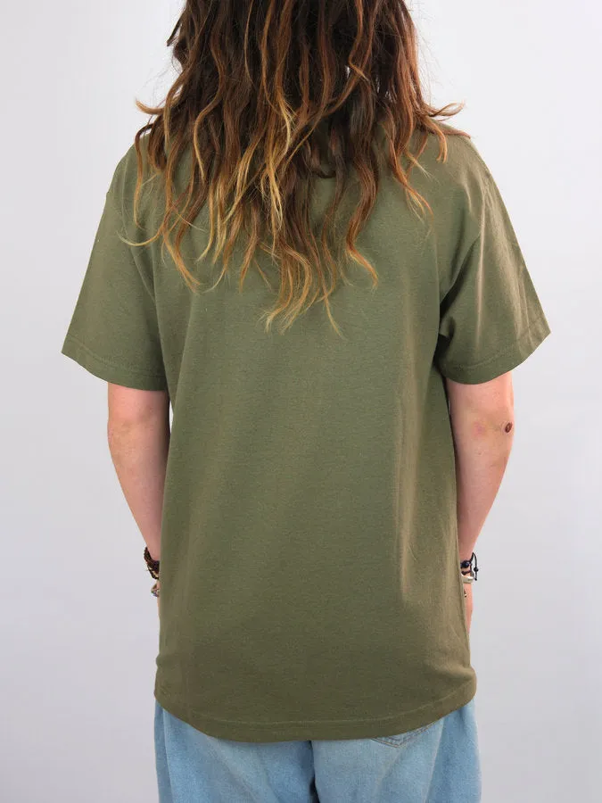 Snack Skateboards - Terrain Tee Shirt - Forest Green