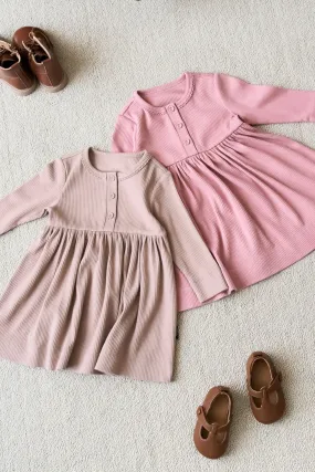 Soft Modal Ribbed Dress (1-6Y)