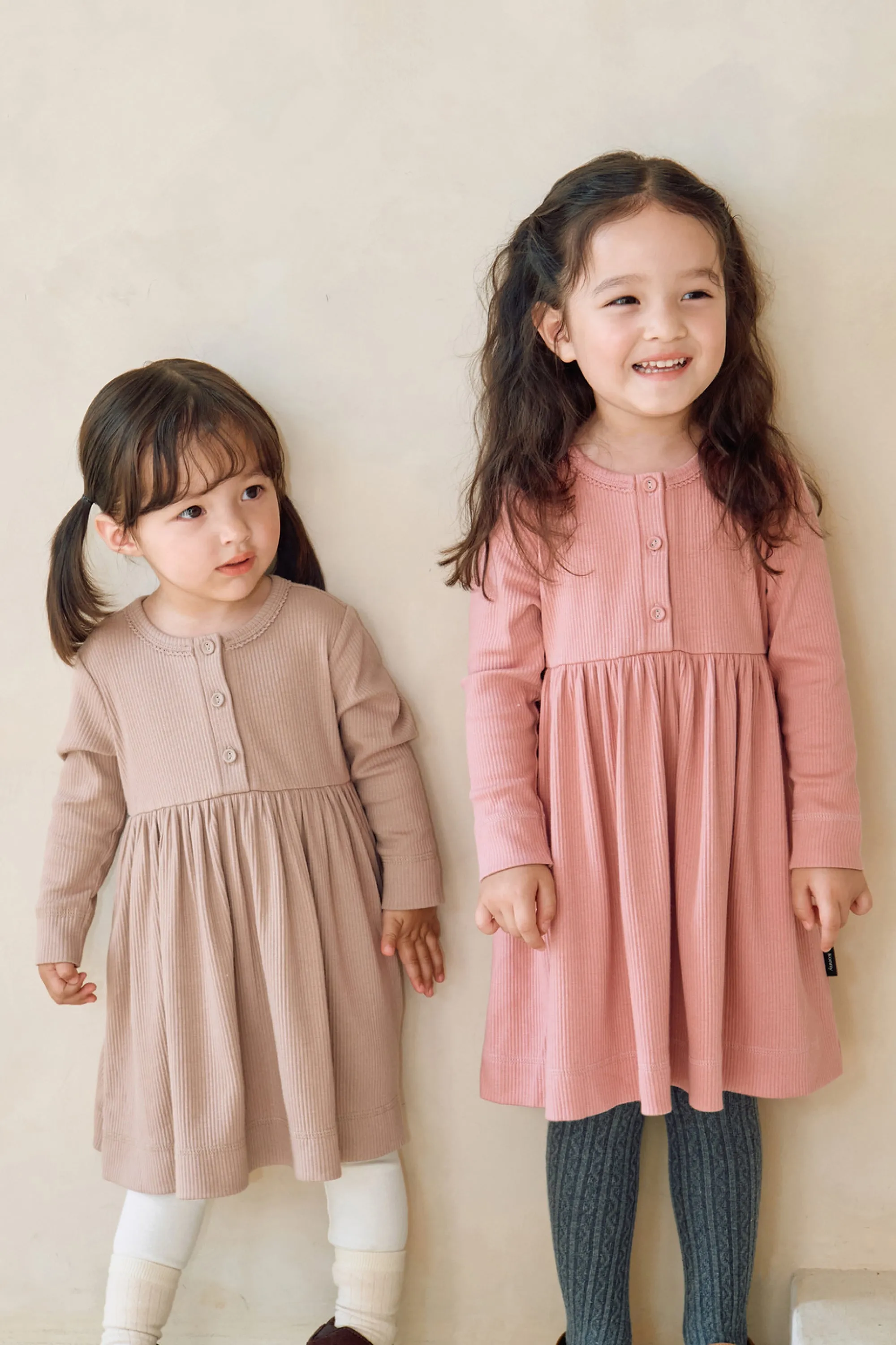 Soft Modal Ribbed Dress (1-6Y)