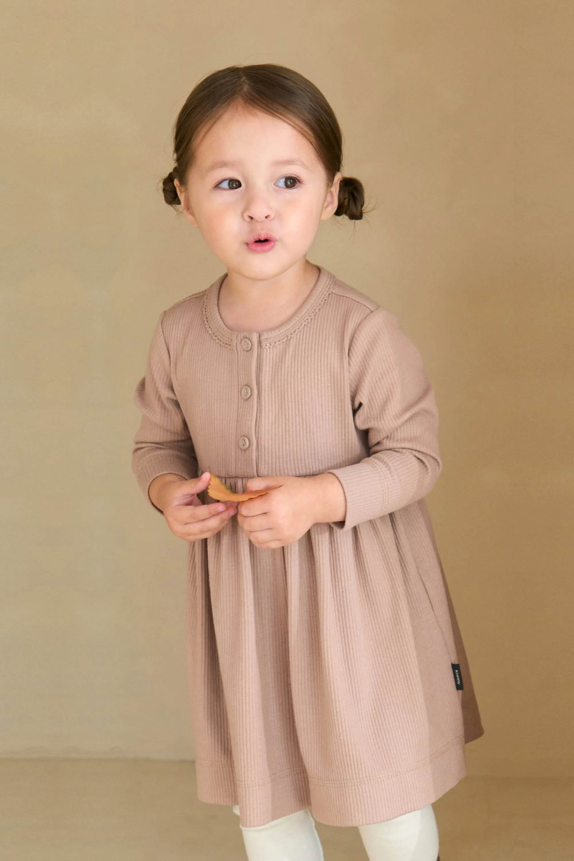 Soft Modal Ribbed Dress (1-6Y)