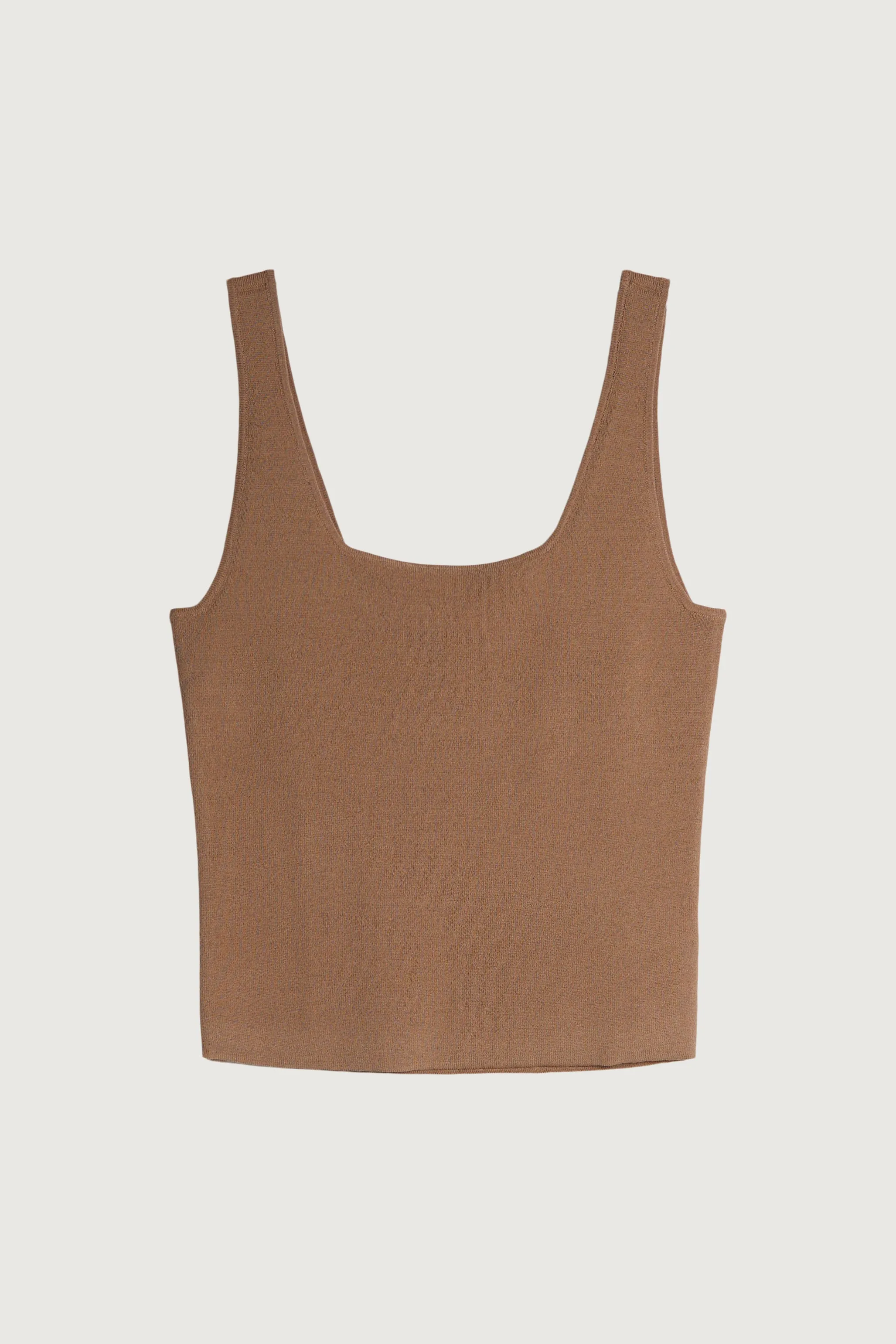 SQUARE NECK KNIT TANK