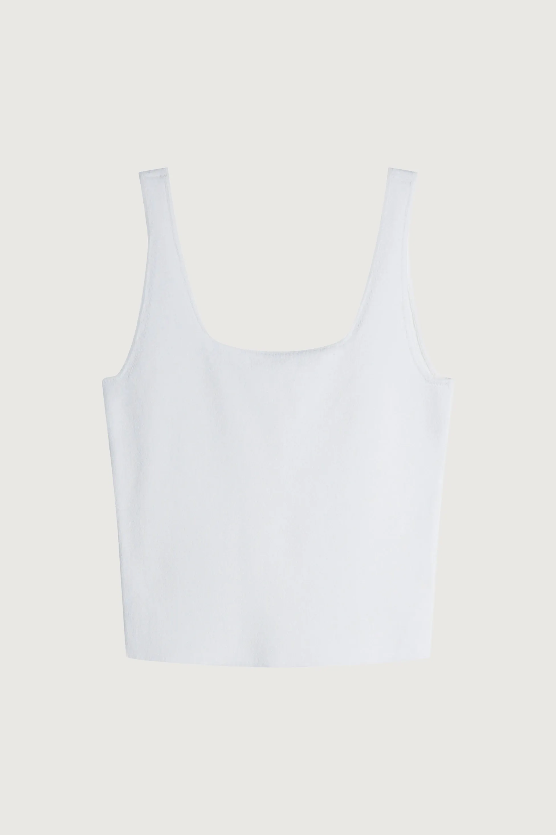 SQUARE NECK KNIT TANK