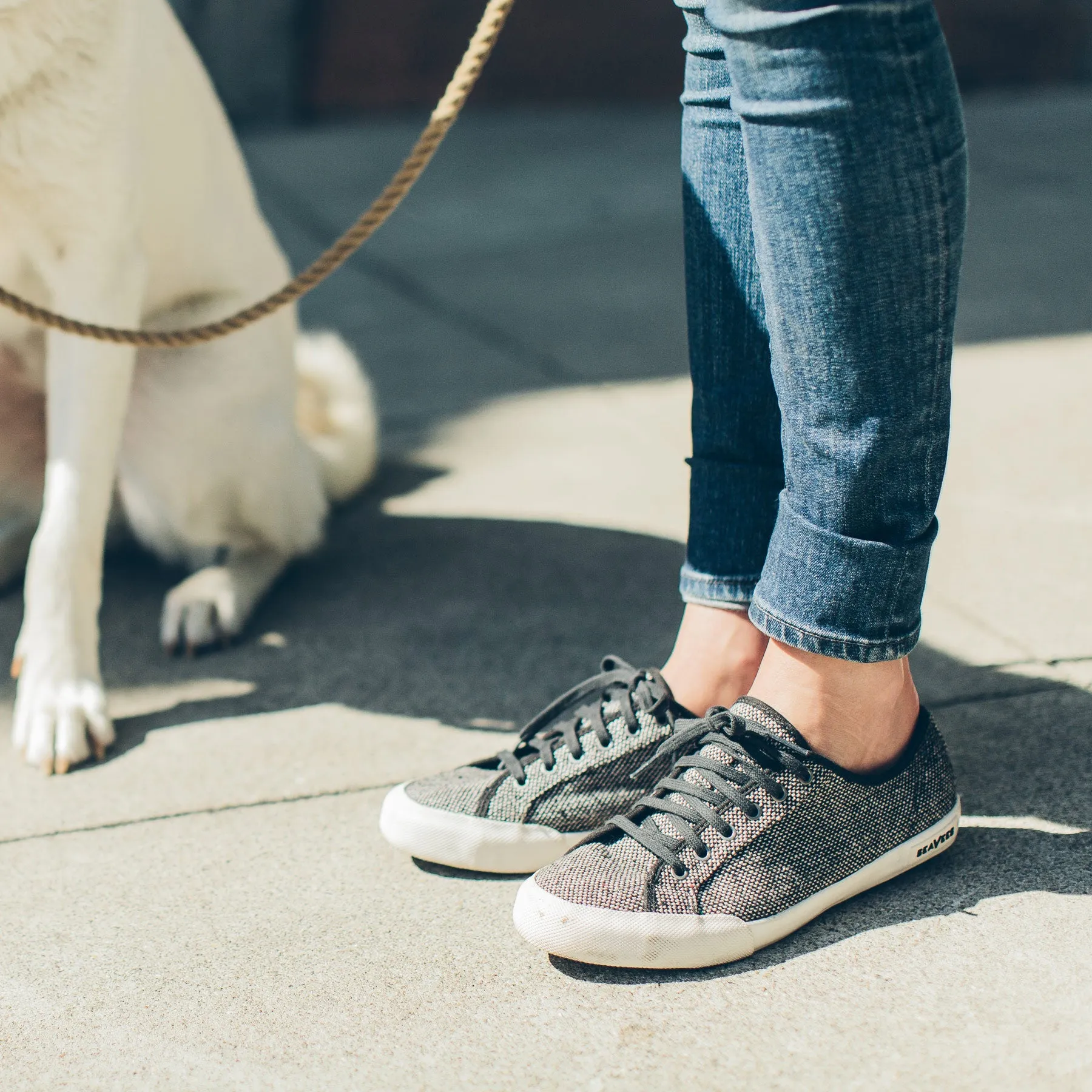 The Monterey Sneaker in Woolen Tweed