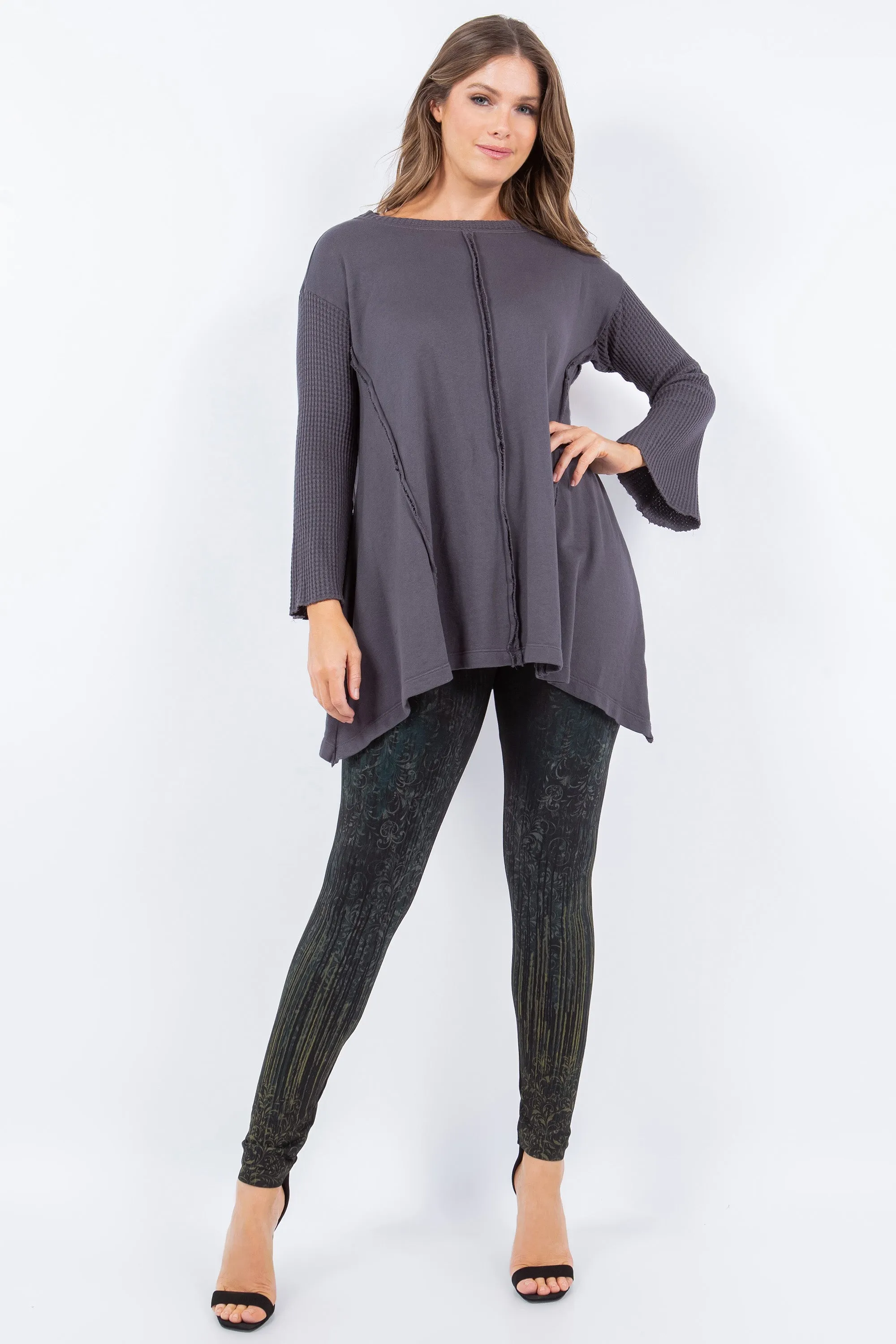 Waffle Knit Terry Tunic