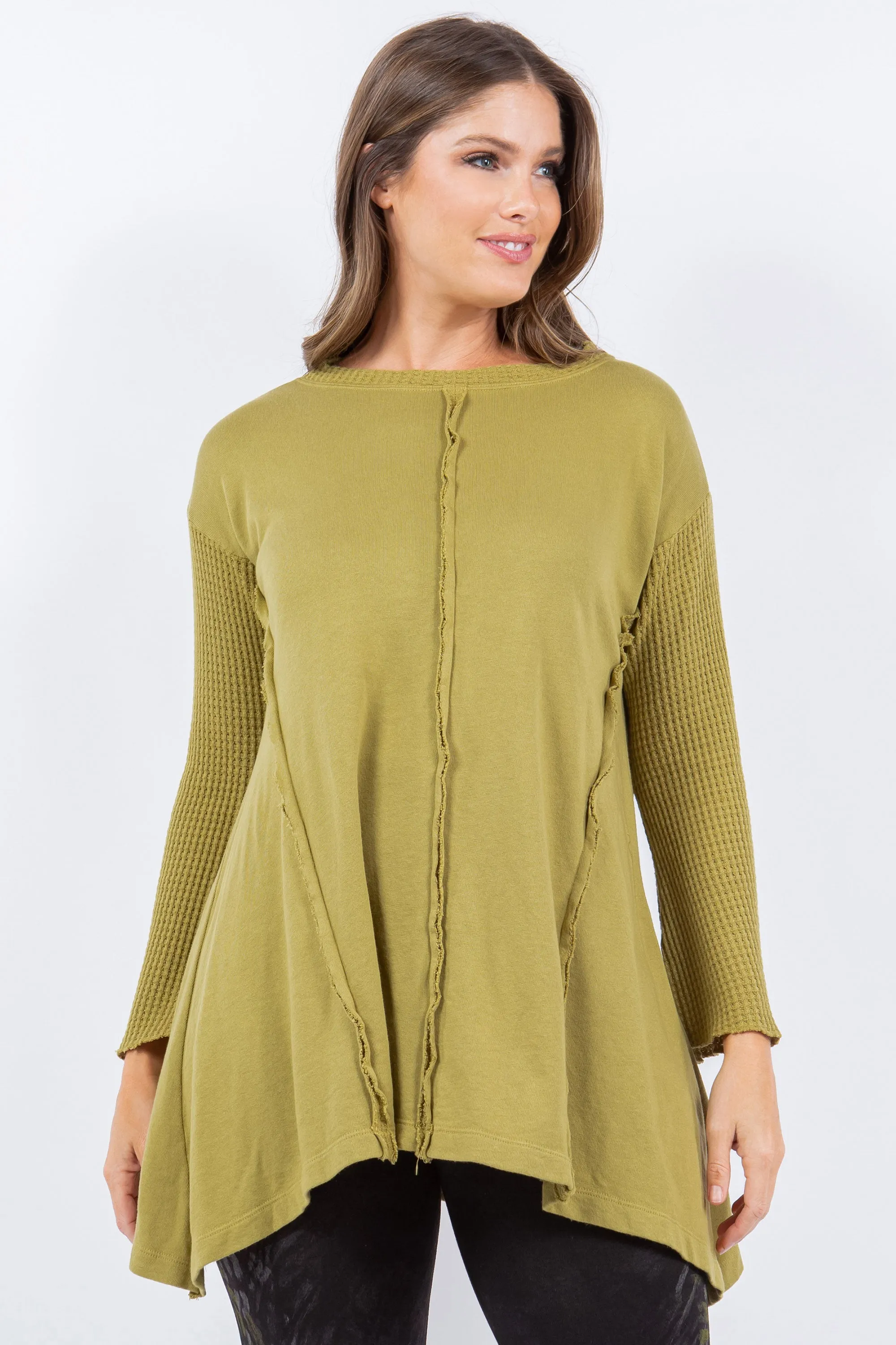 Waffle Knit Terry Tunic