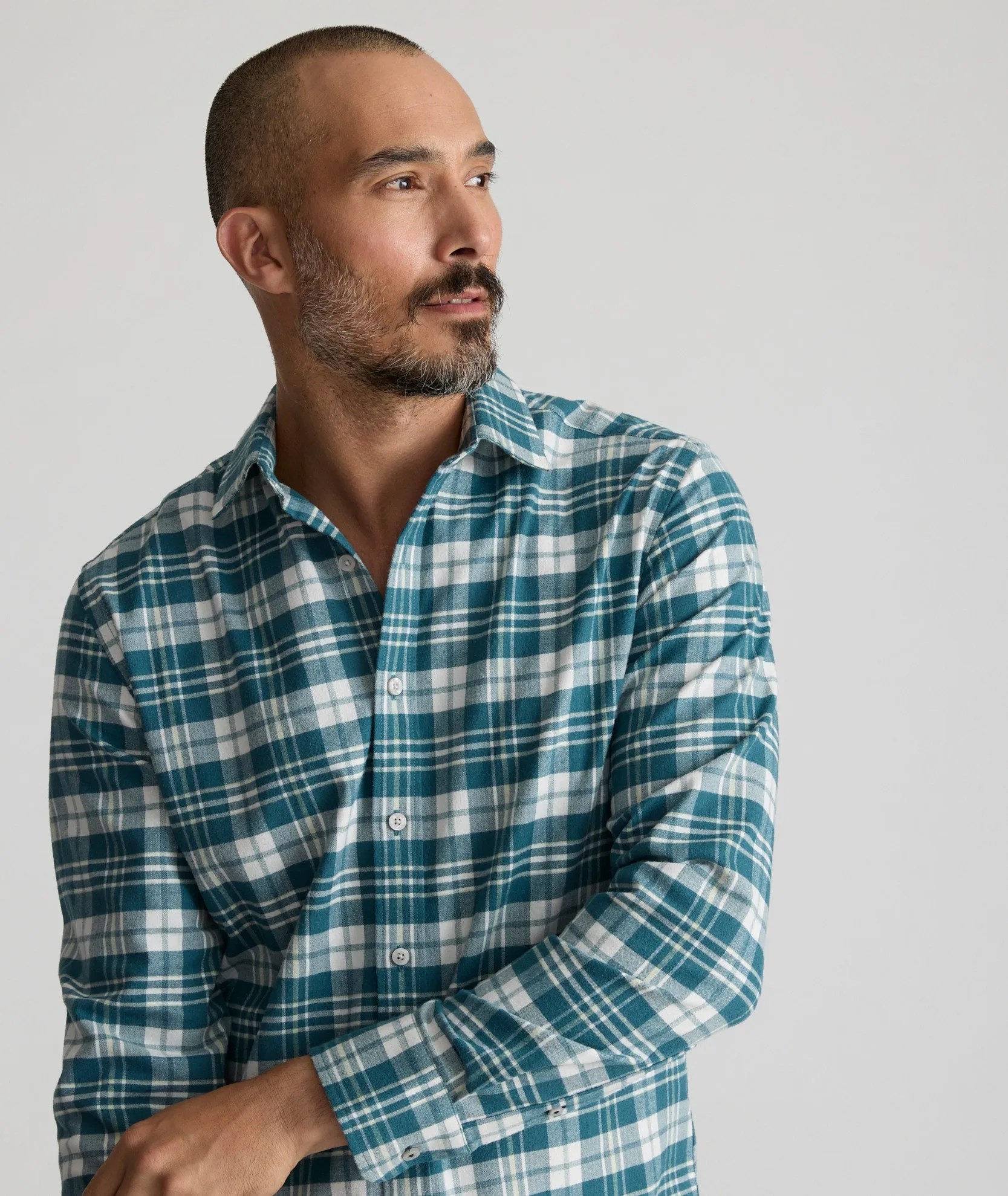 Wrinkle-Free Performance Flannel Ferney Shirt