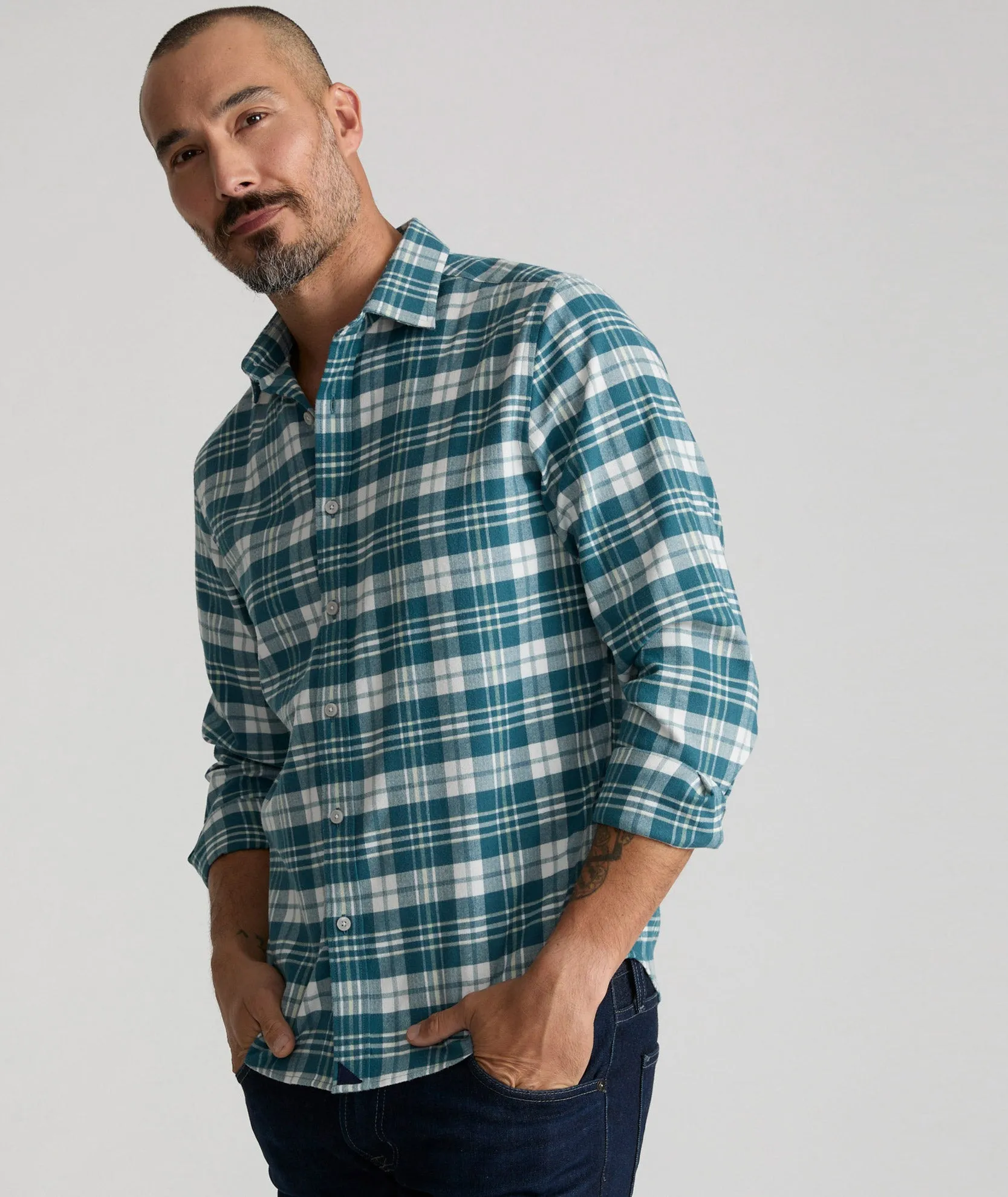 Wrinkle-Free Performance Flannel Ferney Shirt