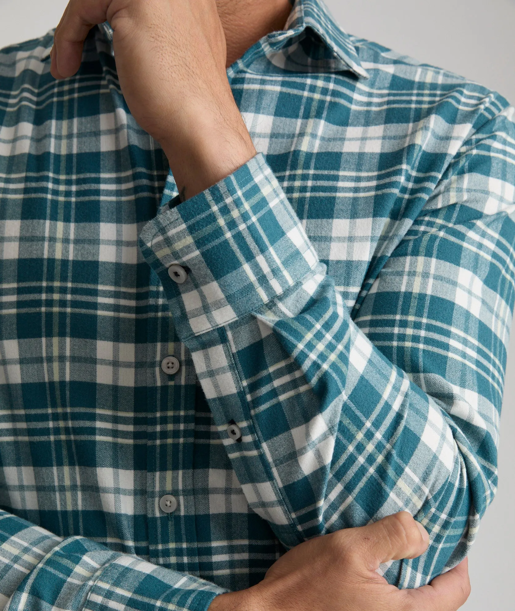 Wrinkle-Free Performance Flannel Ferney Shirt