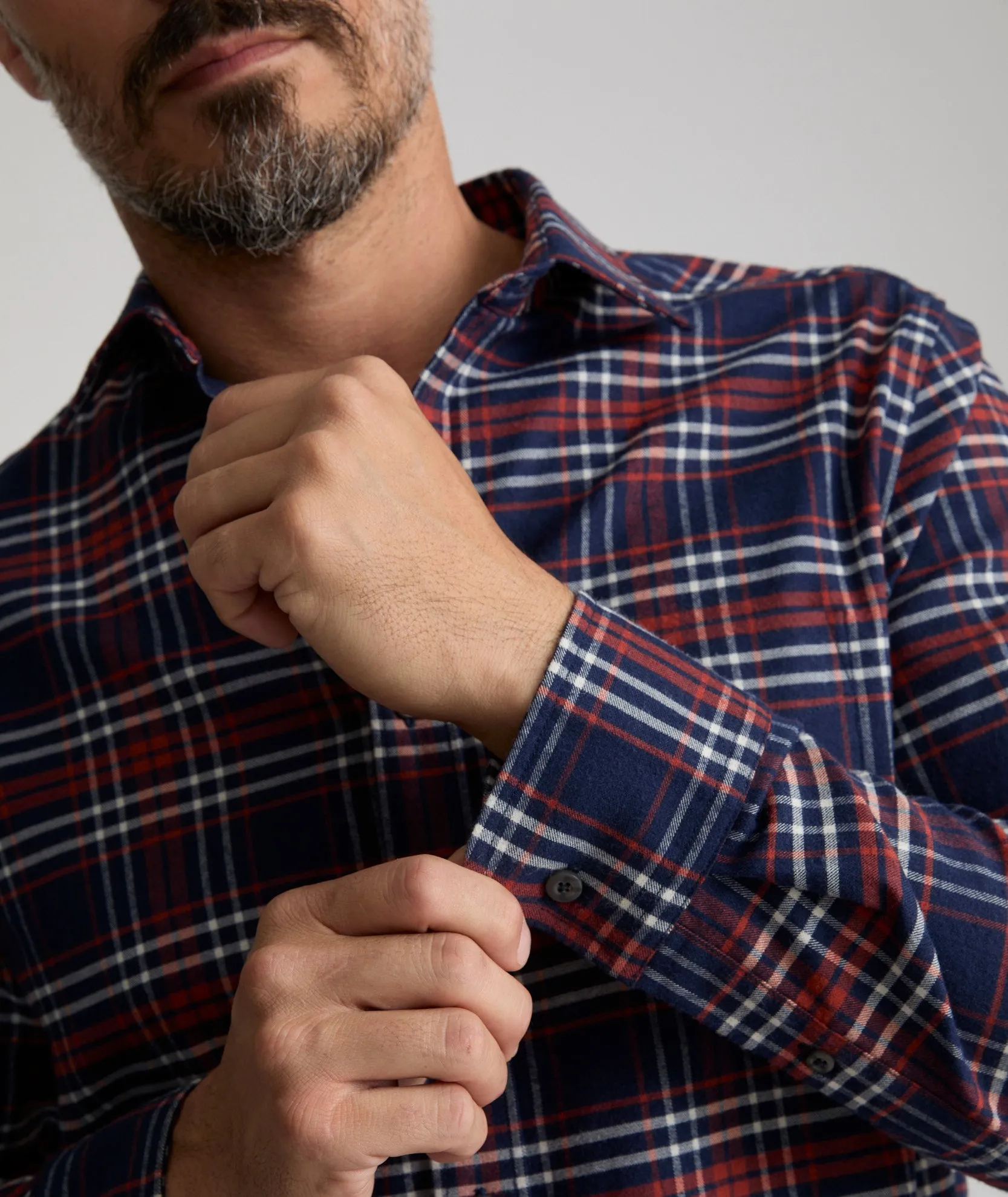 Wrinkle-Free Performance Flannel Trezari Shirt