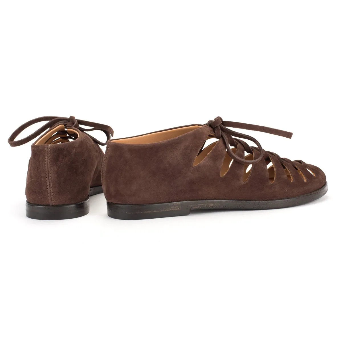 XENIA 45013 <br>Brown leather sandals